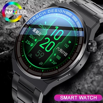 2022 НОВИ Умни Часовници за Huawei Watch GT3 Pro AMOLED Смарт Часовници за Мъже с Потребителския Набор от Стаи Отговор на Предизвикателството на Спортен Тракер, Водоустойчиви Часовници