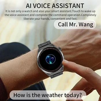 2022 НОВИ Умни Часовници за Huawei Watch GT3 Pro AMOLED Смарт Часовници за Мъже с Потребителския Набор от Стаи Отговор на Предизвикателството на Спортен Тракер, Водоустойчиви Часовници Изображение 2