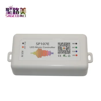 DC5-24V SP110E SP105E led Bluetooth-съвместим контролер SP107E музикален SP108E wifi контролер за WS2811 WS2812 пиксела StripTape Изображение 2