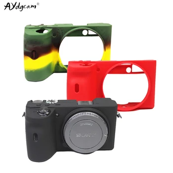 За Sony A6600 Калъф за фотоапарат, Силиконов Калъф, Мека чанта за Sony A6600 ICLE-6600, защитен калъф за кожата, калъф + подарък от Закалено стъкло Изображение 2