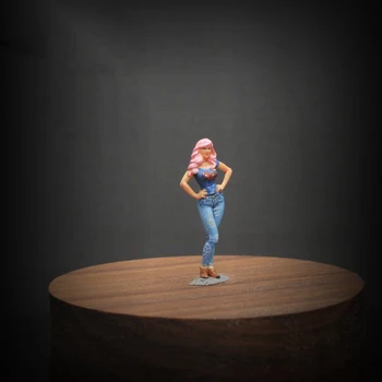 1:64 Супергерой Приятелка М Джейн Момиче Фигурка на Модела на Сцената Набор от Герои Моделиране Смола Фигурка Играчка за DIY на Дисплея
