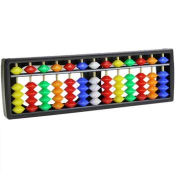Преносим Линеен Соробан с Разноцветни Мъниста Математически Изчислителен Инструмент Abacus GXMB