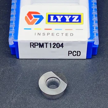 RPMT1204 / RPMW1003 ППР CBN cnc кръгли фрезоване вмъкване на режещ инструмент нож за алуминий / стомана