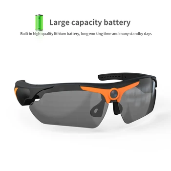 1080 P HD Мини Камера за Видео Управление Запис на Очила за Шофиране Езда Слънчеви Очила Smart Точки Помещение За работа на Открито