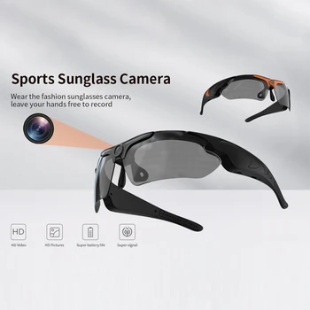 1080 P HD Мини Камера за Видео Управление Запис на Очила за Шофиране Езда Слънчеви Очила Smart Точки Помещение За работа на Открито Изображение 2