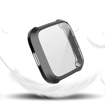 Защита на екрана и мек калъф от TPU За смарт часа Fitbit Versa (2018) /Versa Lite, защитна броня, аксесоари Изображение 2