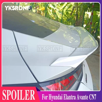 YKSRDNF За Hyundai Elantra Avante CN7 2020-2022 ABS Материал Неокрашенный Цвят Заден Спойлер на Багажника Устна Багажника Крило на Аксесоари за Автомобили