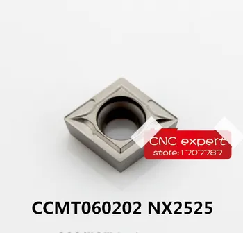 CCMT060202 NX2525/CCMT060204 NX2525/CCMT060208 NX2525. режещо острие, подходящо за струг серия SCLCR SCBCR SCKCR SCMCN