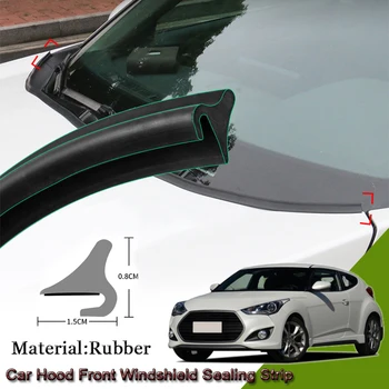 Автомобилна Оборудване Запечатване На Уплътнението Ветрозащитный Спойлер Пълнител Защитно Оборудване Запечатване На Ръба На Уплътнението Стикер Автоаксесоари За Hyundai Veloster 2012-2020