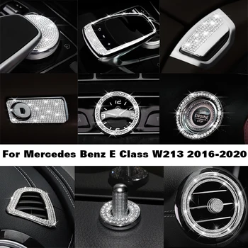 Диамантена Стикер За Mercedes Benz E Class W213 E200 E300 Промяна На Интериора Диамантени Автомобилни Стикери За Украса И Автомобилни Аксесоари