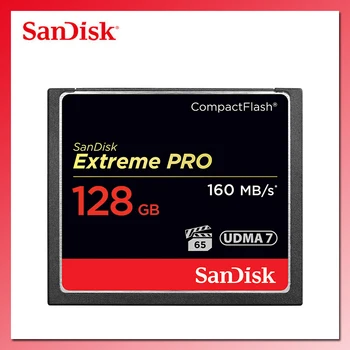 SanDisk Extreme Pro CF Карта от 32 GB 64 GB 128 GB Карта памет от 160 MB/vs/vs Компактна флаш карта 1067X4K Compactflash За HD-камера SDCFXPS