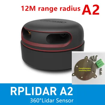 Slamtec RPLIDAR A2 2D 360 градуса 12 метра сканиращ лидарный сензор скенер за предотвратяване на сблъсък и взаимодействие с навигационен екран