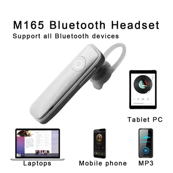 Мини Bluetooth-съвместими Спортни и Официални Безжични слушалки С отолог на една кука С функция за повикване микрофон, регулатор на силата на звука Изображение 2