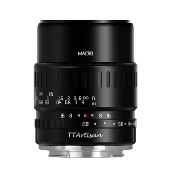 TTArtisan 40 мм F2.8 Ръководство на макро обектив за Sony E-Mount/Fujifilm X-Mount за Canon EOS-M, Panasonic и Olympus M4/3 /Nikon Z Mount