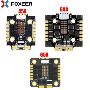 Foxeer F722 V4 Pro Mini Micro USB Контролер полет w/45A 60A 65A BLheli32 4в1 Бесщеточный ESC DSHOT1200 за RC FPV Състезателни Дрон Изображение 2