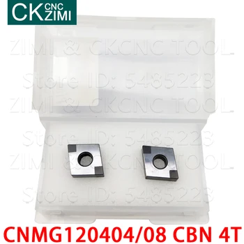 CNMG120404 CBN 4T CNMG120408 CBN 4T Нож от борен нитрид стругове поставяне Видий стругове Режещи инструменти за струг с ЦПУ за стомана Изображение 2