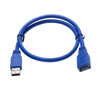 Удлинительный кабел USB 3.0 Тип A за мъже и жени, съвместим с USB клавиатура, мишка, флаш карам, твърд диск Изображение 2
