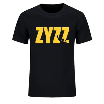 Годишният спортен костюм ZYZZ Gymnation Диан Shavershian с принтом, мъжки модни тениска, нови памучни тениски с къс ръкав