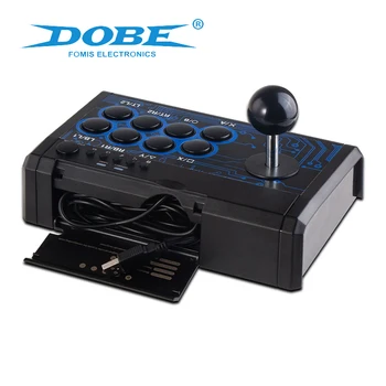 DOBE 7-в-1 Аркадна бойна игра 2,4 м Жичен джойстик поддържа превключвател за PS4 за Nintendo Switch / PS3 / Xbox /PC / Android Изображение 2