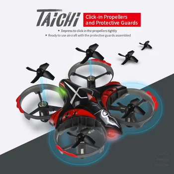 H56 Мини безпилотни самолети, Радиоуправляеми хеликоптери Инфрачервен Ръчен Сензор за Дистанционно Управление на Квадрокоптер за деца, Задържане на Височината на Въздушното Налягане 3D Flip играчки Изображение 2