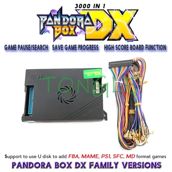 Нов Прием на Pandora Box DX 3000, на 1 дънна Платка 34 * 3D Игри Подкрепа 3/4 Плейър VGA, HDMI, HD Функция за запаметяване на Видео За Аркадна Конзола