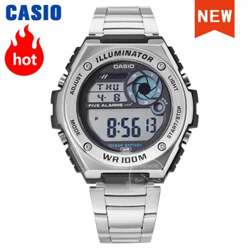 Casio часовници ръчни мъжки часовници най-добрата марка на луксозни 100 м Водоустойчива модерни мъжки Спортни военни 10-ГОДИШНИ Часовници С БАТЕРИЯ relogio masculino