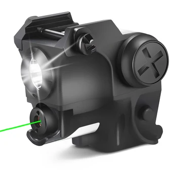 Зелен Лазер 200 Лумена ефекта на светлинни Led Фенерче Зелен Точков Мерник Разход на Тактически Червен Точков Лазерен Gun Пистолет за 20 mm Релса