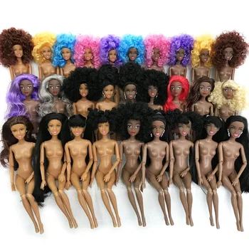 3 бр./лот, Детски Играчки, Кукли, 30 см, Африканска Черна Кукла, Движещ се на Съвместното Тяло, Играчки За Момичета