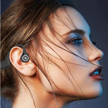 YUANCREATE Нови Спортни Безжични Слушалки Не ушите Bluetooth Слушалки с костна Проводимост Слушалки За джогинг Музикални Слушалки Изображение 2