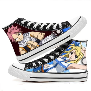 Парусиновая обувки с Принтом аниме 