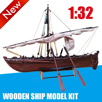Дървен Кораб Комплект Модел 1:32 Мащаба на един китолов Кораб, Лодка Модел на Сградата си САМ 