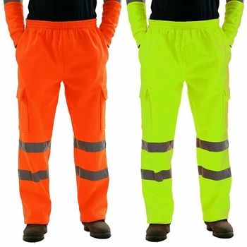 Мъжки 4 Цвята, Всеки Ден Изолирана Панталони На Съвсем Малък, Защитно Работно Облекло, Панталони За Джогинг, Светоотражающая Структура, Свободни Спортни Панталони Изображение 2