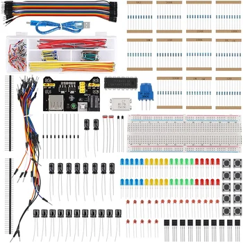 Електронен Компонент Забавни Kit Модул Захранване Модул Захранване Скок 830 Пин Оформление Точност Потенциометър Резистор за Arduino