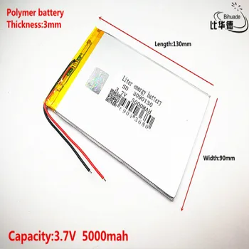 Добро качество на 3,7 В, 6000 mah 3090130 Полимерна литиево-йонна/литиево-йонна батерия за таблети, GPS, mp3, mp4