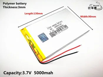 Добро качество на 3,7 В, 6000 mah 3090130 Полимерна литиево-йонна/литиево-йонна батерия за таблети, GPS, mp3, mp4 Изображение 2