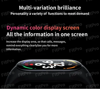 Оригинален M7 За Мъже Жени Интелигентни Фитнес Тракер, Водоустойчив Smartwatch Монитор на Сърдечната Честота Спортни Часовници Гривна за IOS и Android 2022 Изображение 2