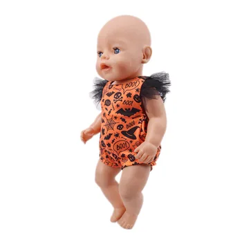 Облекло за кукли, Костюми с оранжеви Пчели, Обличам 11 Видове За 18-инчовата американската и 43-сантиметровой Кукла Baby Born, Модни и Ежедневни дрехи, Коледен Подарък Изображение 2