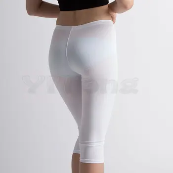 Горещи Секси Бедрата Бял Прозрачен Панталон-Молив Отдолу Тънък, Бедрата Меки Гамаши Прозрачни Модни Панталони