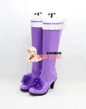 Rozen Maiden Barasuishou Розов Кристален Лилави Обувки За Cosplay, Ботуши И Обувки За Момичета X002
