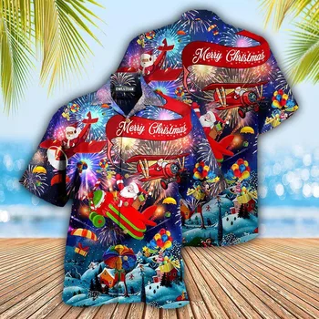 Летни Мъжки Тениски, Поло С Къс Ръкав И 3D Принтом, Модни Хавайски Ризи с къси ръкави, Младежки Двойки, Плажни Цветни Ежедневни Тениски, Безплатна Доставка Изображение 2