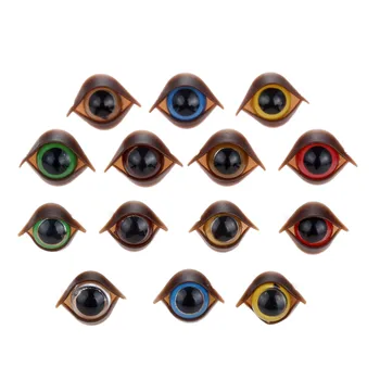 100 Комплекта Пластмасови Защитни Очите Куклени Очи Животни Конски Очи Креативни Играчки Амигуруми Очи За Кукли Играчки САМ Занаяти Доставка 12/14 мм