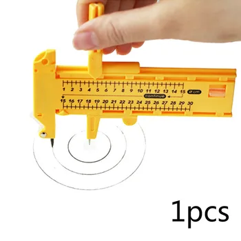 1-30 cm регулируема компас нож въртящ се компас нож за хартия хартия, картон, гума, винил кожа занаяти