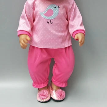 Облекло за Кукли Реборн е подходяща за кукли 43 см, най-Добрият Подарък За Рожден Ден За Деца