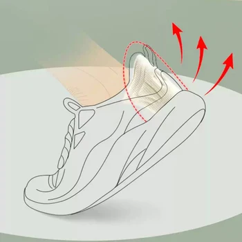 2022 Стелки Режийни Пета Накладки за Спортни Обувки Регулируем Размер на Противоизносная Тампон за Краката въздушна Възглавница за Поставяне на Стелка за Защита на Петата и Задната Стикер Изображение 2