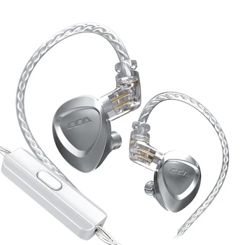 CCA CKX 1DD + 6BA Хибриден Водача Метални ушите Hi-FI Слушалки на Монитора основната част Слушалки Слушалките С Шумопотискане За EDX ZSX DQ6