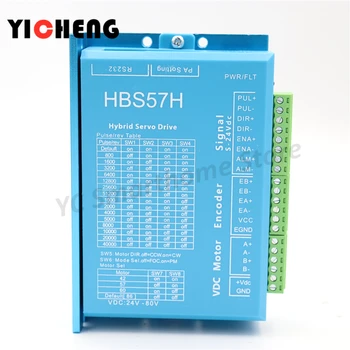 Качествен чип HBS57H, 57 драйвер за стъпков мотор със затворен контур, поддържа 232 комуникация 24-80 В постоянен ток, максимален ток 5A Изображение 2