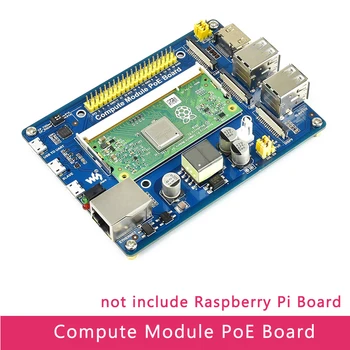 Такса за разширяване на Raspberry Pi Такса вход-изход изчислителен модул с функция PoE за Raspberry Pi CM3/ CM3L/ CM3 +/ CM3 + L