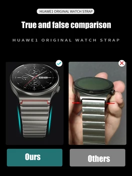 Оригинален Смарт-watchband Huawei Watch GT2 Pro 22 мм от Неръждаема Стомана Correa Метална Каишка за Часовник GT2 46 мм GT2e Гривна Изображение 2