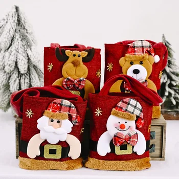 Лос Дядо Коледа Е Коледен Подарък Чанта Бонбони Чанта Канабис Коледна Украса Семейство Коледно Дърво Украса Украса 2020 Навидад Изображение 2