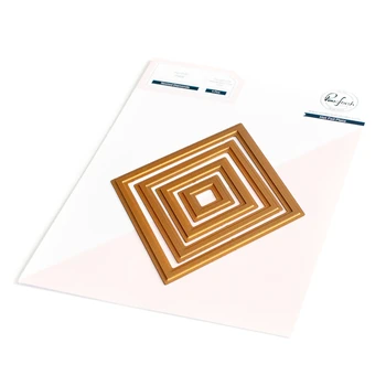 Април 2022 Нови Метални Режещи Удари Фон за Scrapbooking Вложени Диаманти Производство на Хартия от Гореща Фолио Рамка за Подпечатване на пощенска Картичка Изображение 2